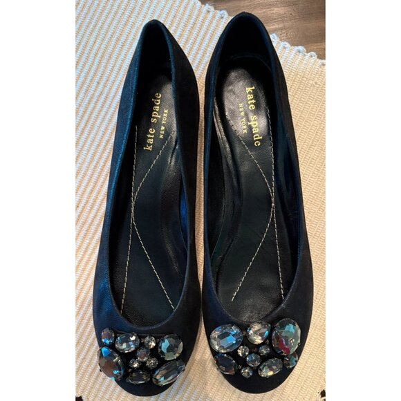 KATE SPADE-♠️Rhinestone Ballet Shoes - Picture 2 of 3